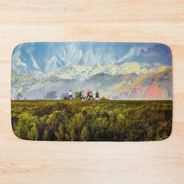 Item preview, green tropical mountain view at Kauai, Hawaii, USA designed and sold by Mrvell.
