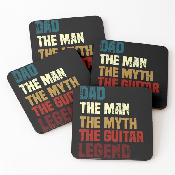 Item preview, Dad The man The myth The guitar LEGEND designed and sold by noahs-shop.