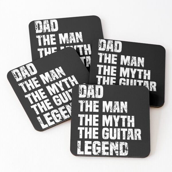 Item preview, Dad The man The myth The guitar LEGEND designed and sold by noahs-shop.
