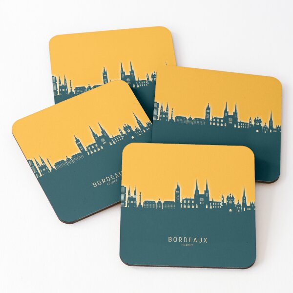 Item preview, Bordeaux France Skyline designed and sold by ArtPrints.