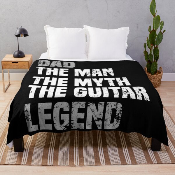 Item preview, Dad The man The myth The guitar LEGEND designed and sold by noahs-shop.