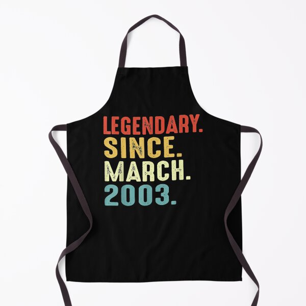 Item preview, 18 Years Old Birthday Gift Legendary Since March 2003 designed and sold by aguilaro.