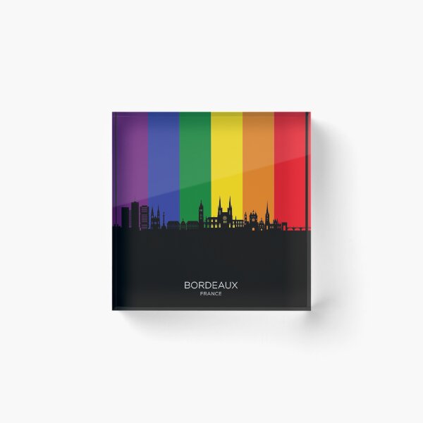 Item preview, Bordeaux France Skyline designed and sold by ArtPrints.