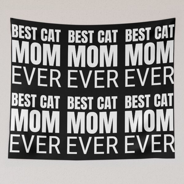 Item preview, Best Cat Mom Ever designed and sold by 24Clover.