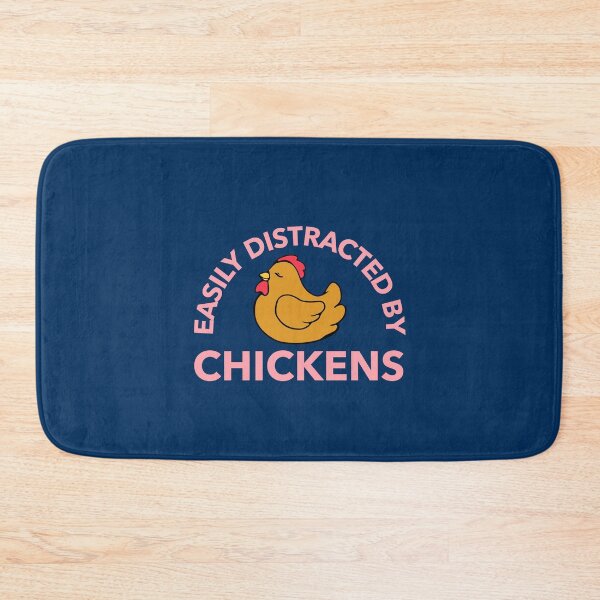 Item preview, Easily Distracted by Chickens 3 - funny cute chicken design designed and sold by katiekendall.