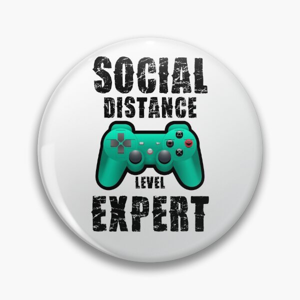 Item preview, Social Distance Expert, Funny Gamer Gaming   designed and sold by BitcoinBros.