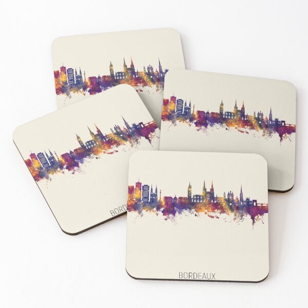 Item preview, Bordeaux France Skyline designed and sold by ArtPrints.