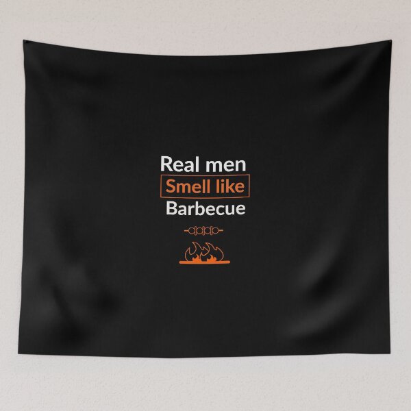 Item preview, Real men smell like barbecue designed and sold by Kadouh.