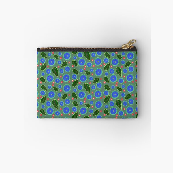 Item preview, blue flower print designed and sold by redstitchlab.