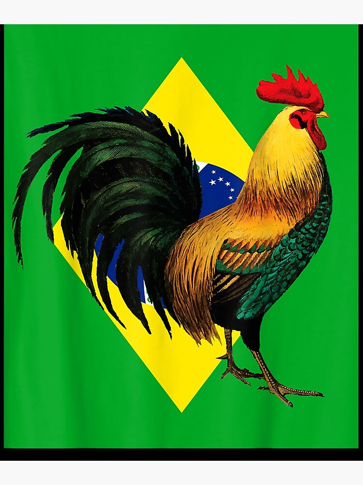 Brazilian Cock Fight Game Fowl Pelea De Gallos Gallero Poster By