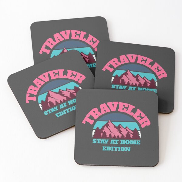 Item preview, Traveler, Stay At Home Edition - Pink And Blue designed and sold by Chubuter.