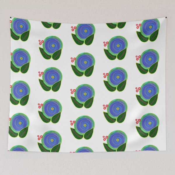 Item preview, abstract flower designed and sold by redstitchlab.