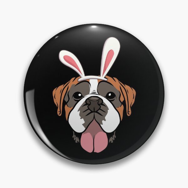 Artikelvorschau, Easter Boxer Bunny Ears Costume Funny Easter Dog Gear entworfen und verkauft von DynamicDesign.