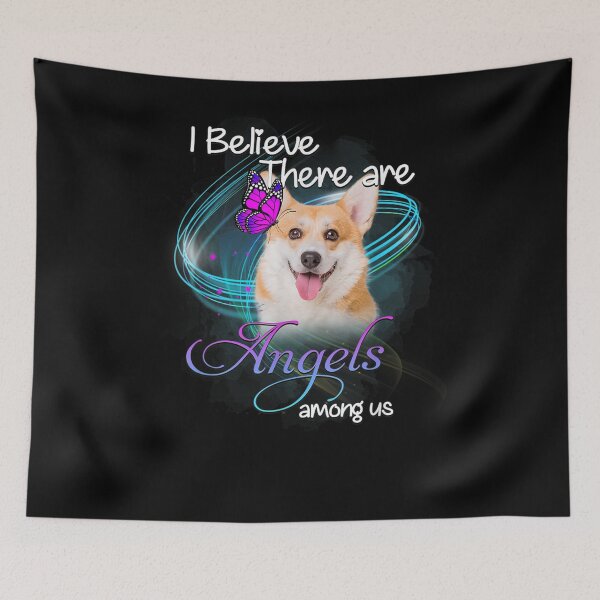 Item preview, I Believe There Are Angels Cute Pembroke Welsh Corgi Gift  designed and sold by aguilaro.