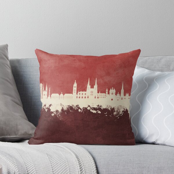 Aperçu de l'œuvre Bordeaux France Skyline créée et vendue par ArtPrints.