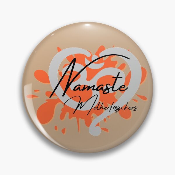 Item preview, Namaste Motherfu*cker- Sunrise Splash - Black designed and sold by roundhousezen.