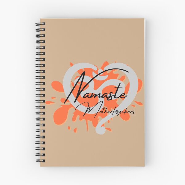 Item preview, Namaste Motherfu*cker- Sunrise Splash - Black designed and sold by roundhousezen.