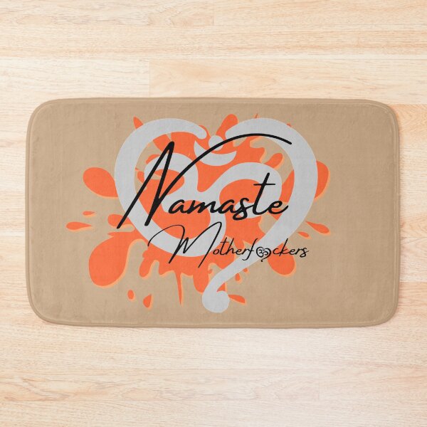 Item preview, Namaste Motherfu*cker- Sunrise Splash - Black designed and sold by roundhousezen.