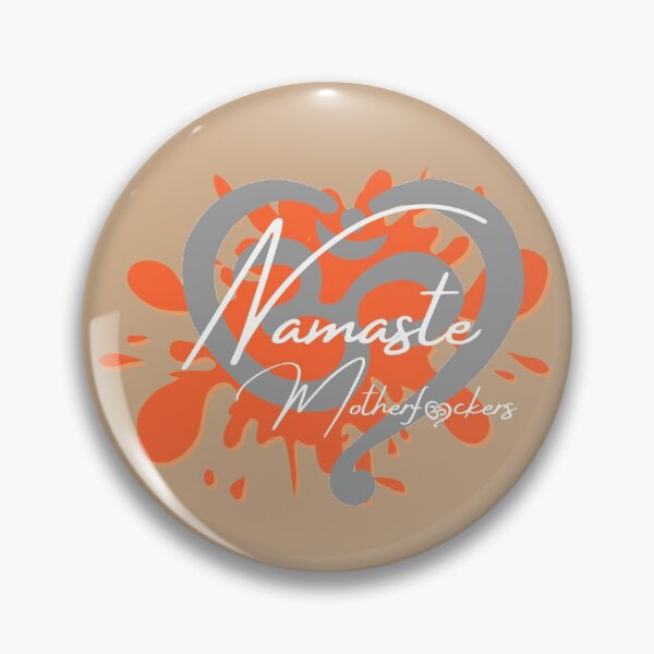 Item preview, Namaste Motherf*cker - Sunrise Splash - White designed and sold by roundhousezen.