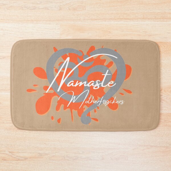 Item preview, Namaste Motherf*cker - Sunrise Splash - White designed and sold by roundhousezen.