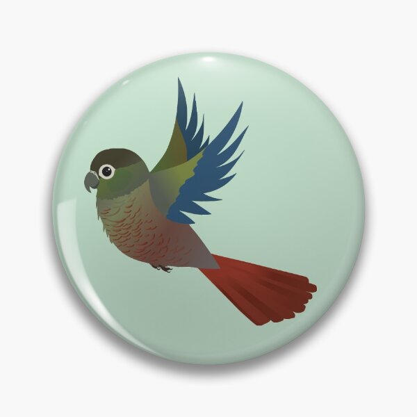 Item preview, Flying Green-cheeked conure designed and sold by Bwiselizzy.