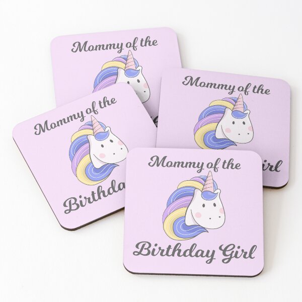 Item preview, Mommy of the birthday girl Unicorn designed and sold by MarcinkuGreta.