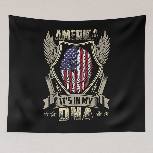 Item preview, America Flag Fingerprint It Is In My Dna  designed and sold by aguilaro.