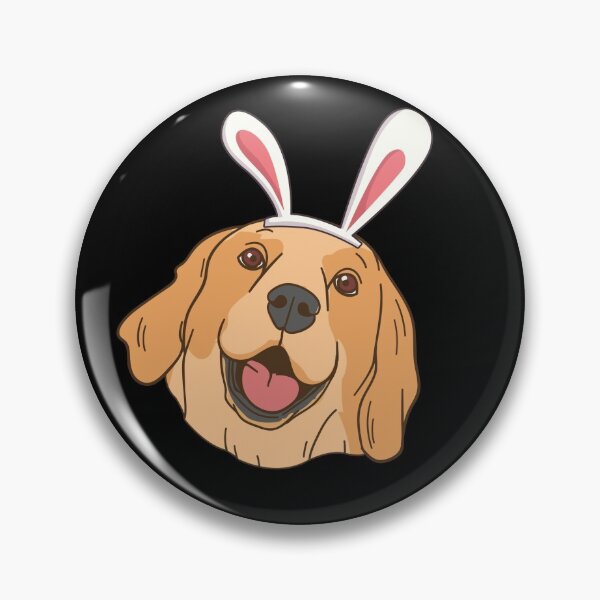 Artikelvorschau, Easter Golden Retriever Bunny Ears Costume Funny Easter Dog Gear entworfen und verkauft von DynamicDesign.