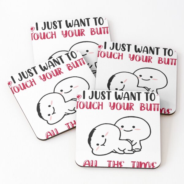 Item preview, I Just Want To Touch Your Butt All The Time Funny Gift Ideas For Her Wife Girlfriend Partner Lover  designed and sold by Whisov.