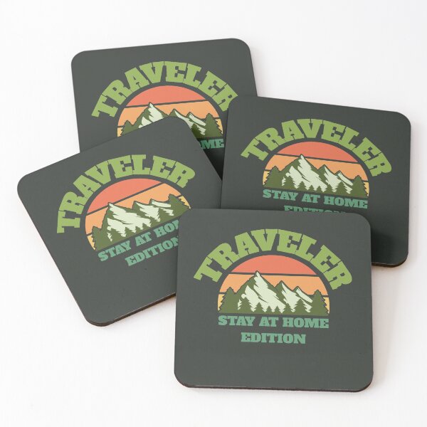 Item preview, Traveler, Stay At Home Edition - Orange, Green designed and sold by Chubuter.