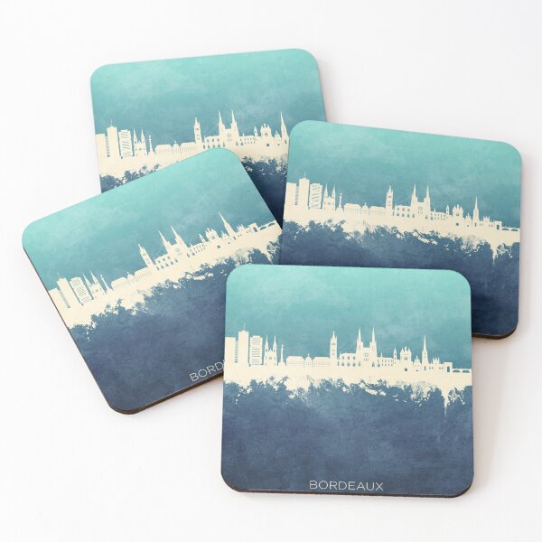 Item preview, Bordeaux France Skyline designed and sold by ArtPrints.