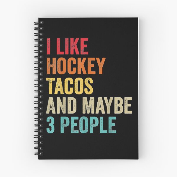 Item preview, I Like Hockey And Tacos Maybe 3 People Hockey Funny Gifts  designed and sold by aguilaro.