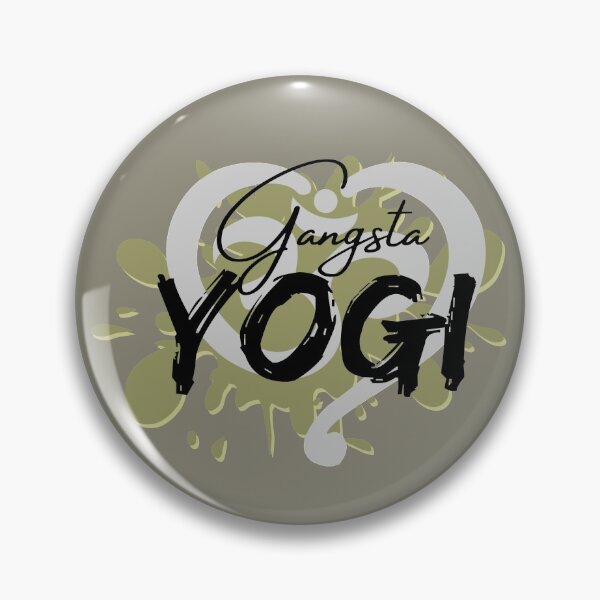 Item preview, Gangsta Yogi - Jungle Splash - Black designed and sold by roundhousezen.
