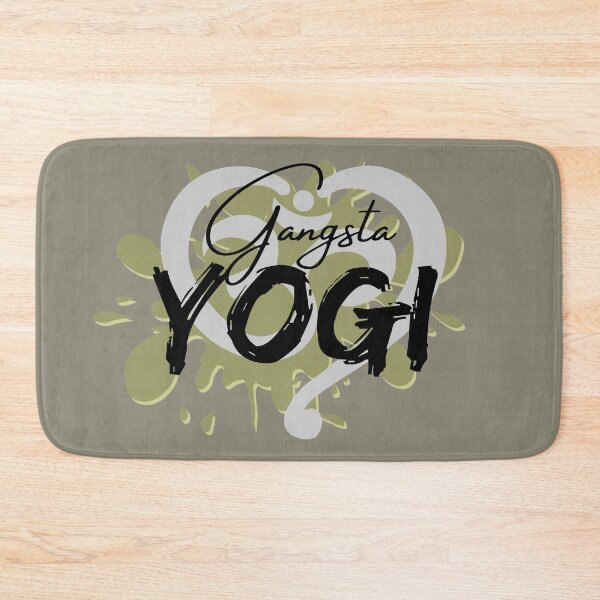 Item preview, Gangsta Yogi - Jungle Splash - Black designed and sold by roundhousezen.