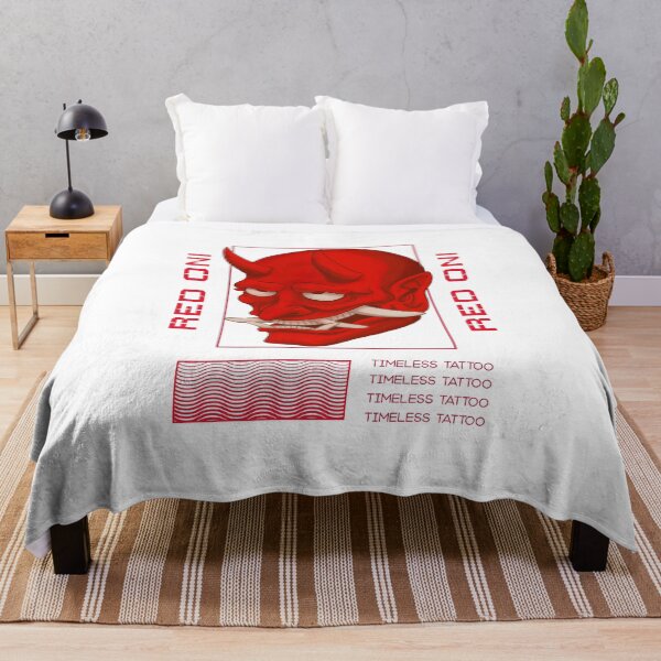 Item preview, Red Oni Devil Design designed and sold by TimelessTattoo.