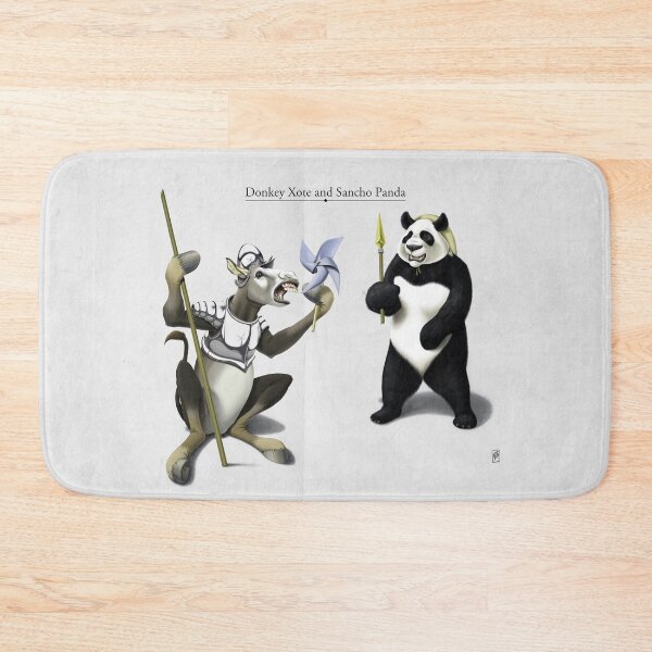 Item preview, Donkey Xote and Sancho Panda designed and sold by rob art | illustration.
