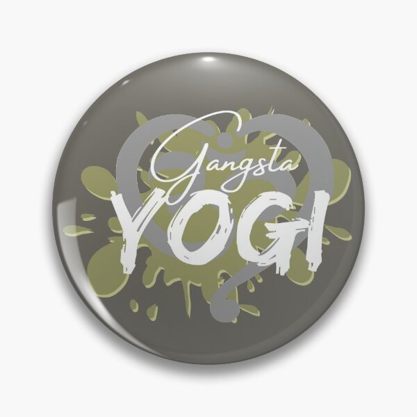 Item preview, Gangsta Yogi - Jungle Splash - White designed and sold by roundhousezen.