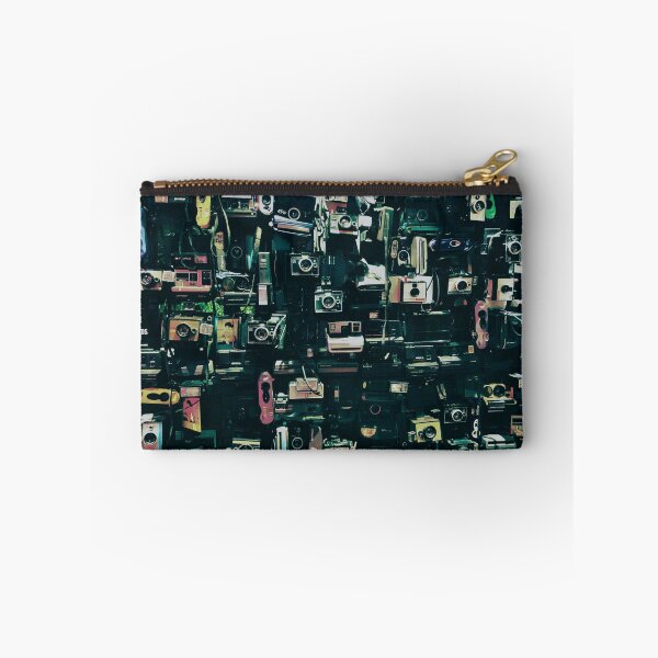Item preview, Nostalgic wall of cameras, green tint designed and sold by DeVeauDesign.