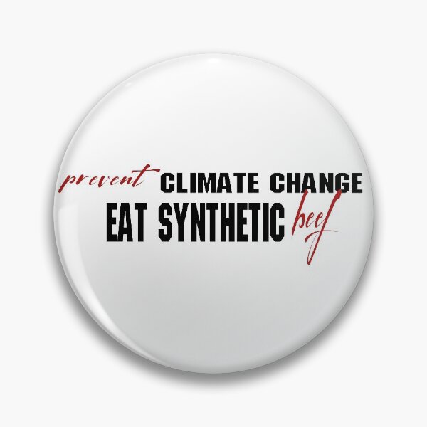Item preview,  FUNNY prevent climate change eat synthetic beef quote vegan  designed and sold by yxmi21.