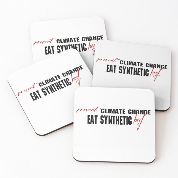 Item preview,  FUNNY prevent climate change eat synthetic beef quote vegan  designed and sold by yxmi21.