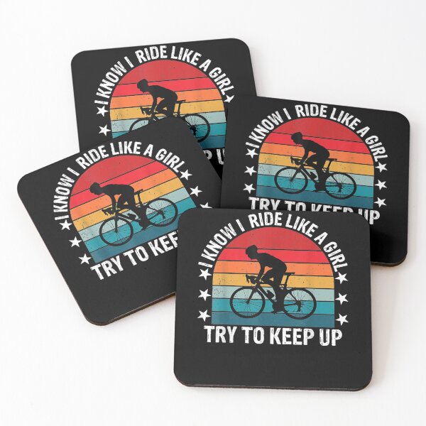 Item preview, I Ride Funny Bicycle Riders Cycling Biking Cyclist Girl Gift  designed and sold by aguilaro.