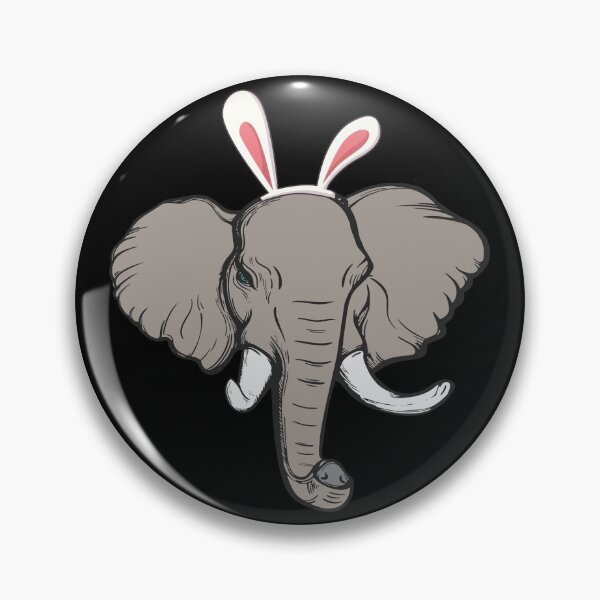 Artikelvorschau, Easter Bunny Elephant With Bunny Ears Costume Funny Easter Gear entworfen und verkauft von DynamicDesign.