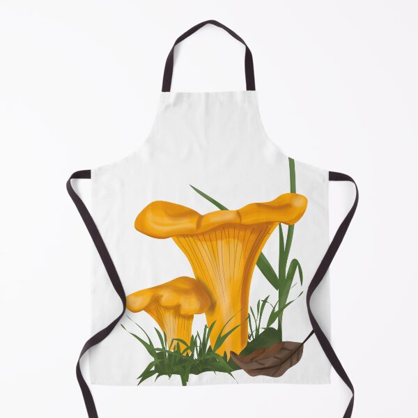 Item preview, Golden chanterelle mushroom designed and sold by tingbysanna.