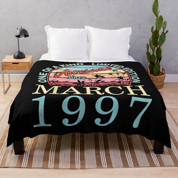 Item preview, One Of A Kind Ltd Edition Awesome Since March 1997 Birthday  designed and sold by aguilaro.