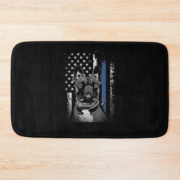 Item preview, French Bulldog Blue American Flag Line Police Dog  designed and sold by aguilaro.