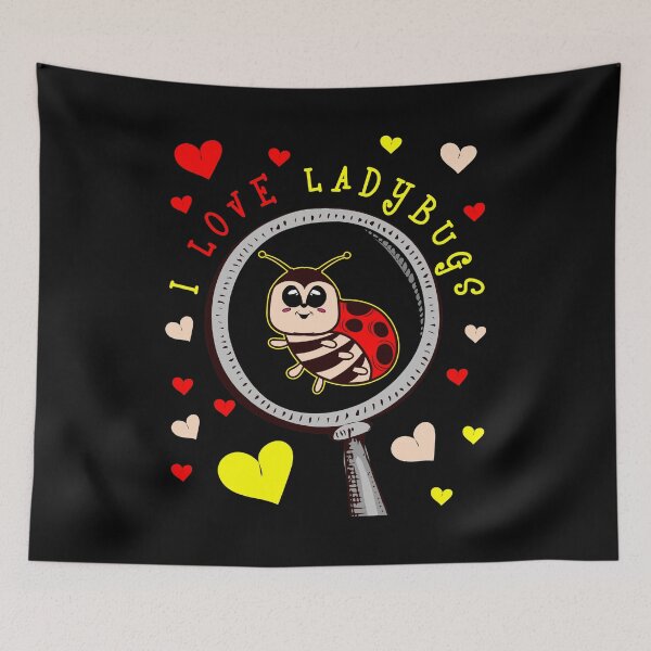 Item preview, I Love Ladybugs Valentines Day Girlfriend Boyfriend Top Love Entomologist Bug Beetle Study Insects Bugs Ladybug Tee designed and sold by shirti.
