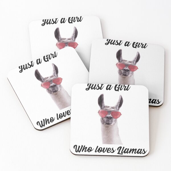 Item preview, Just a Girl Who Loves Llamas designed and sold by boopsblunt.