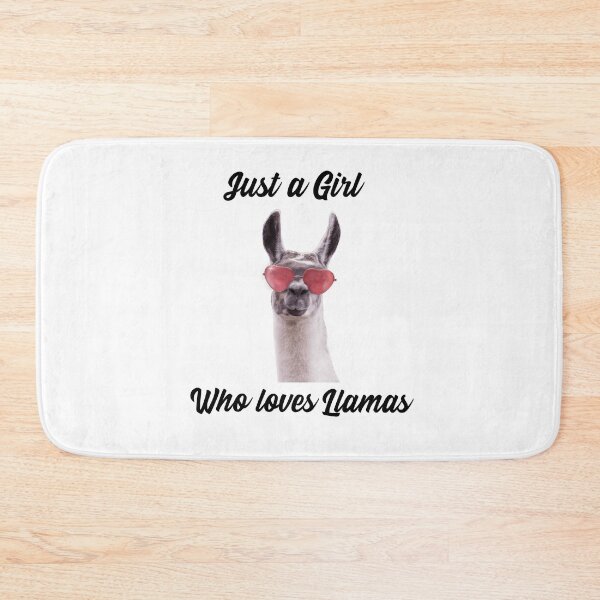 Item preview, Just a Girl Who Loves Llamas designed and sold by boopsblunt.