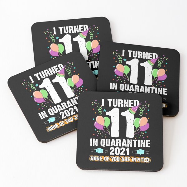 Item preview, 11th Birthday in quarantine 2021 11 years old Bday funny social distancing party  designed and sold by alenaz.