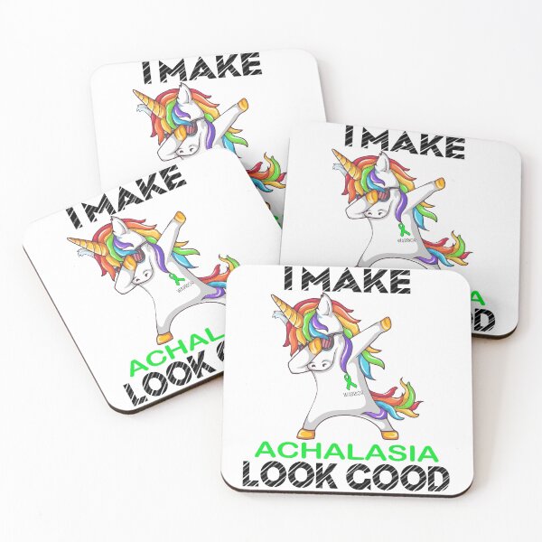 Item preview, I Make Achalasia Look Good Cute Unicorn Dabbing Achalasia Warrior designed and sold by heppenp.